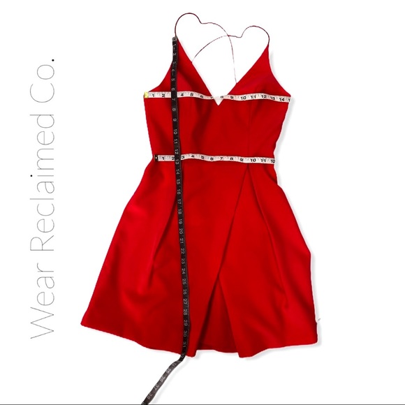 TOP SHOP Fit & Flare Dress - Asymmetrical Front - Picture 7 of 11